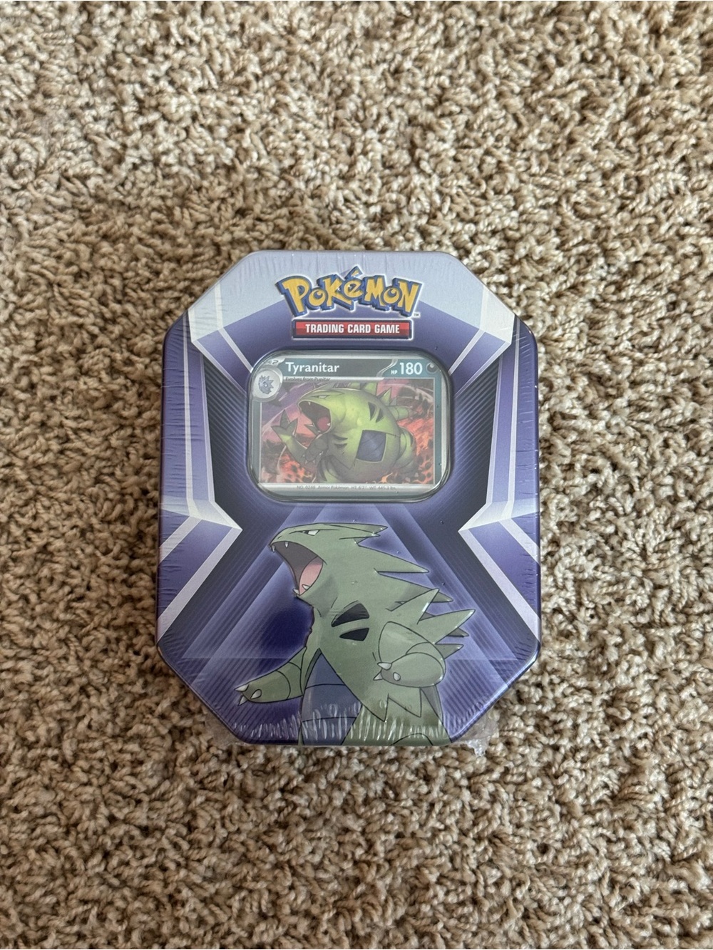 Pokémon Tyranitar Collectible Tin Trading Cards Unopened
